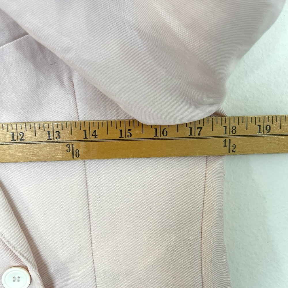 Zara Womens Double Breasted Blazer Jacket Size XS Light Pink Lapel Collar - Picture 4 of 9